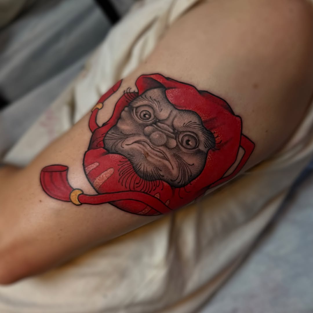 Tattoo by @peach.boa — japanese_irezumi, black_and_grey
