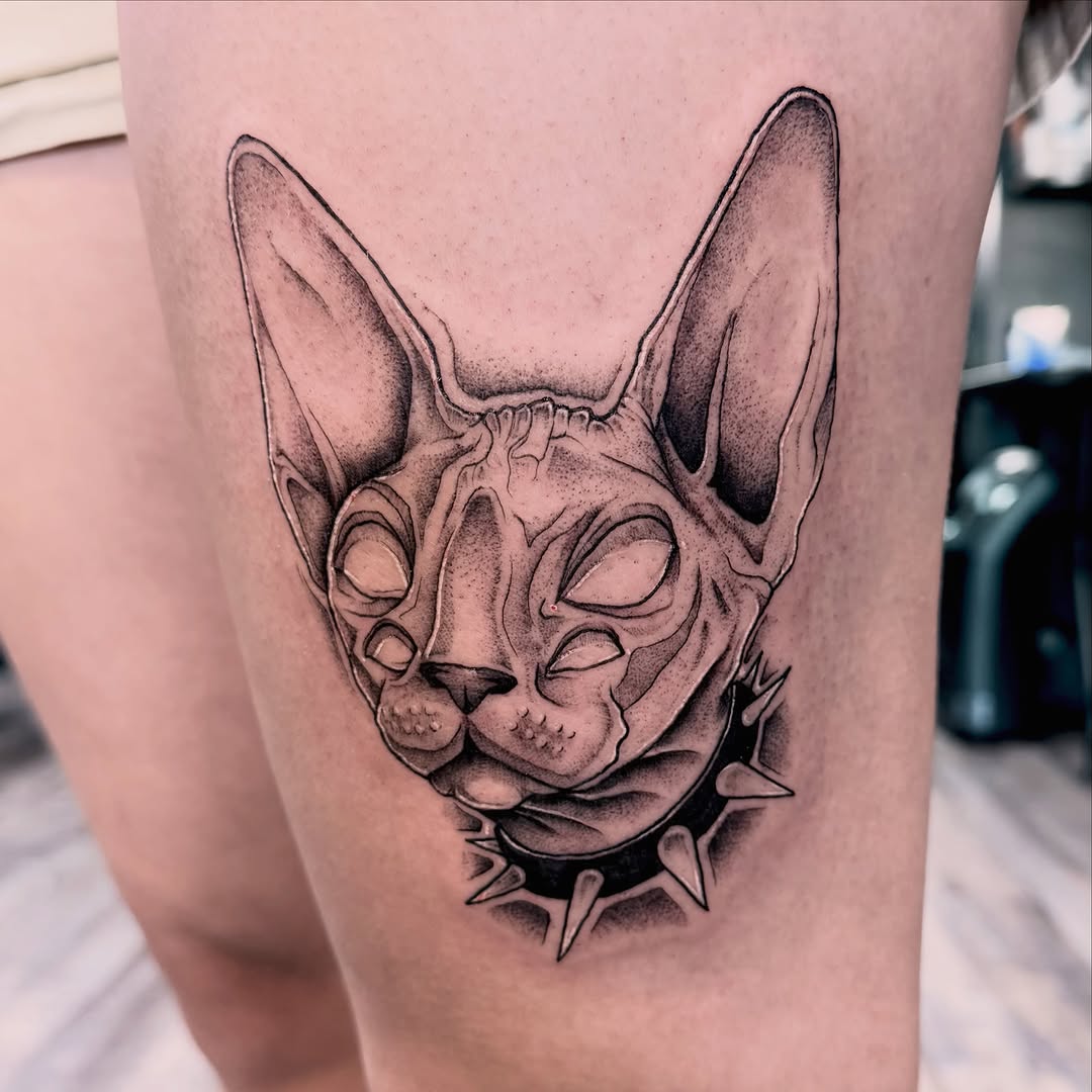 Tattoo by @elijahtatttoo — black_and_grey, dotwork
