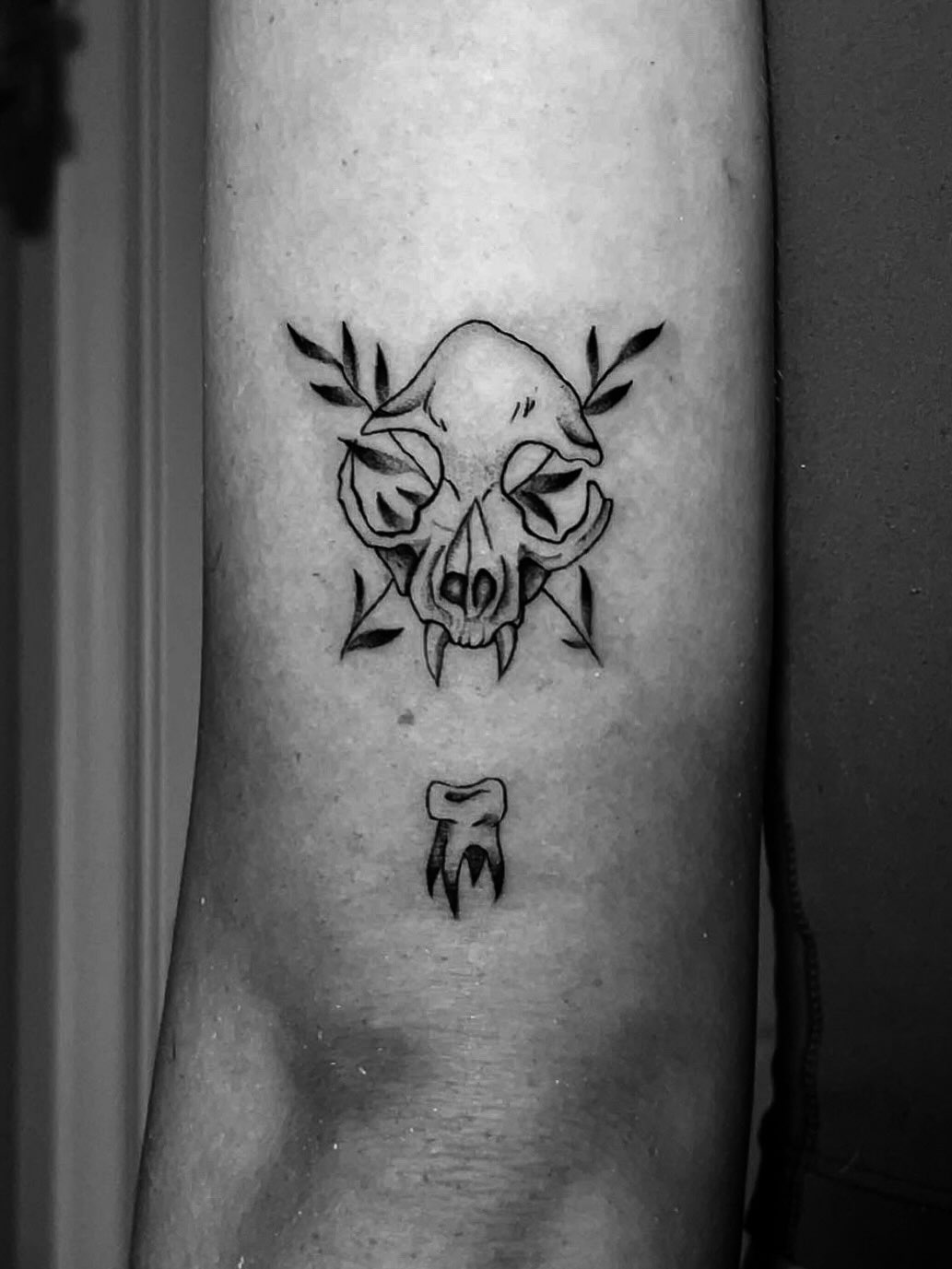 Tattoo by @sm.art.istry — fine_line, dark_realism