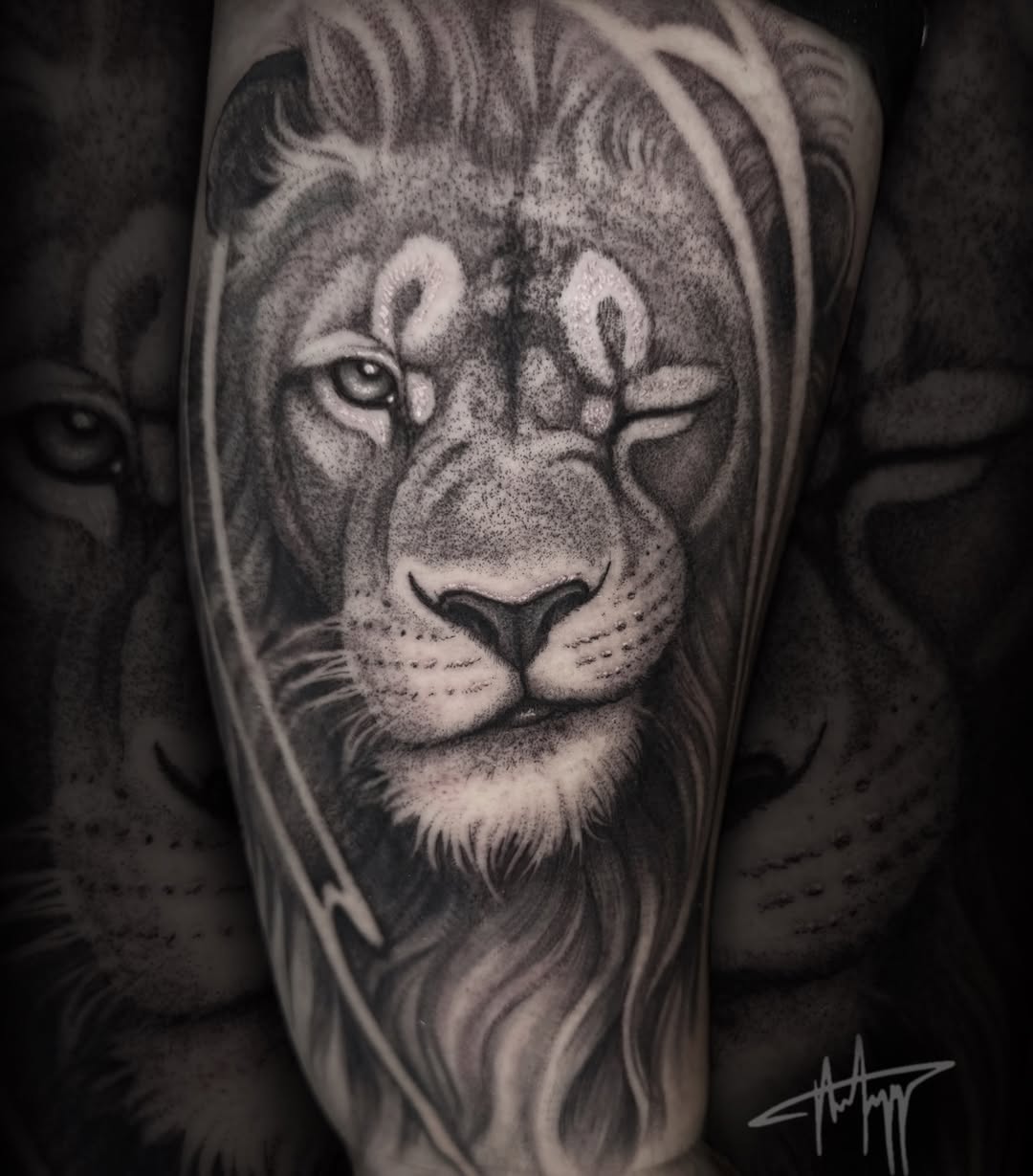 Tattoo by @the_alkomist — realism, black_and_grey