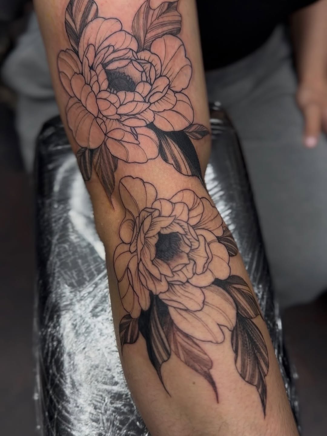 Tattoo by @h.gonzalez_tattoos โ fine_line, black_and_grey