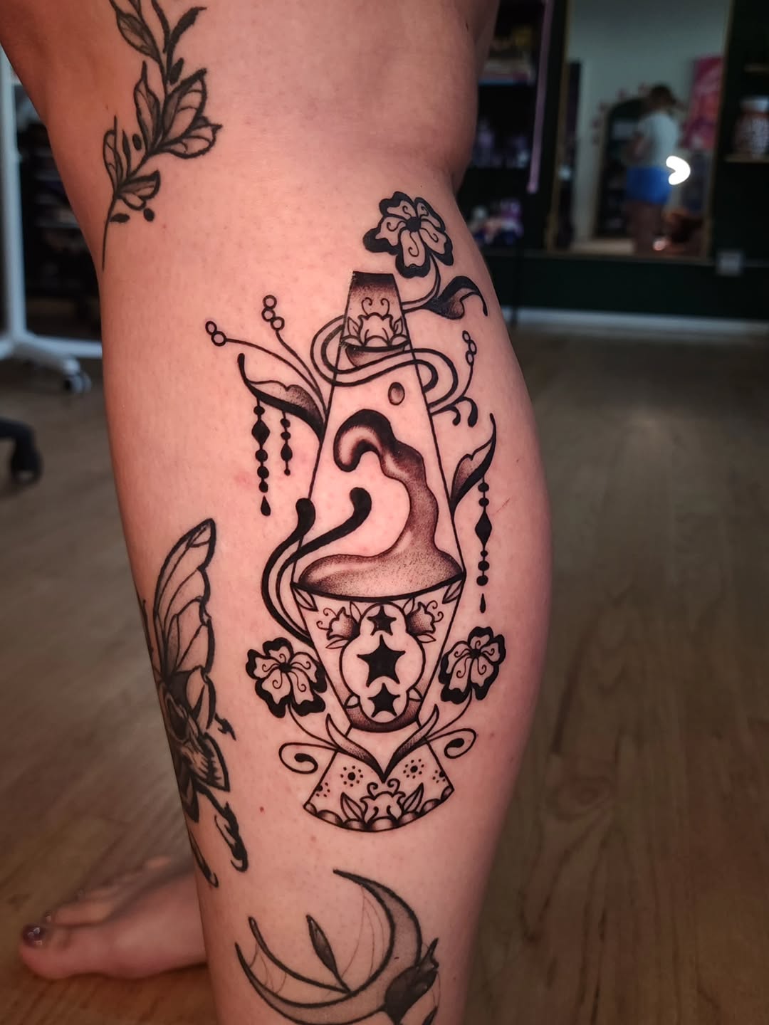 Tattoo by @maxinestewart — black_and_grey, ornamental
