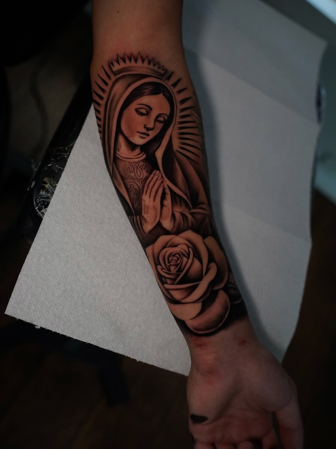 Tattoo by @mvp_tattoos — realism, black_and_grey