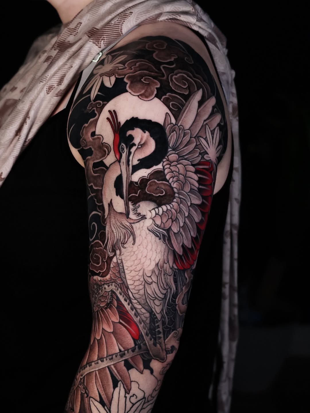 Tattoo by @professor.lore — japanese_irezumi, black_and_grey