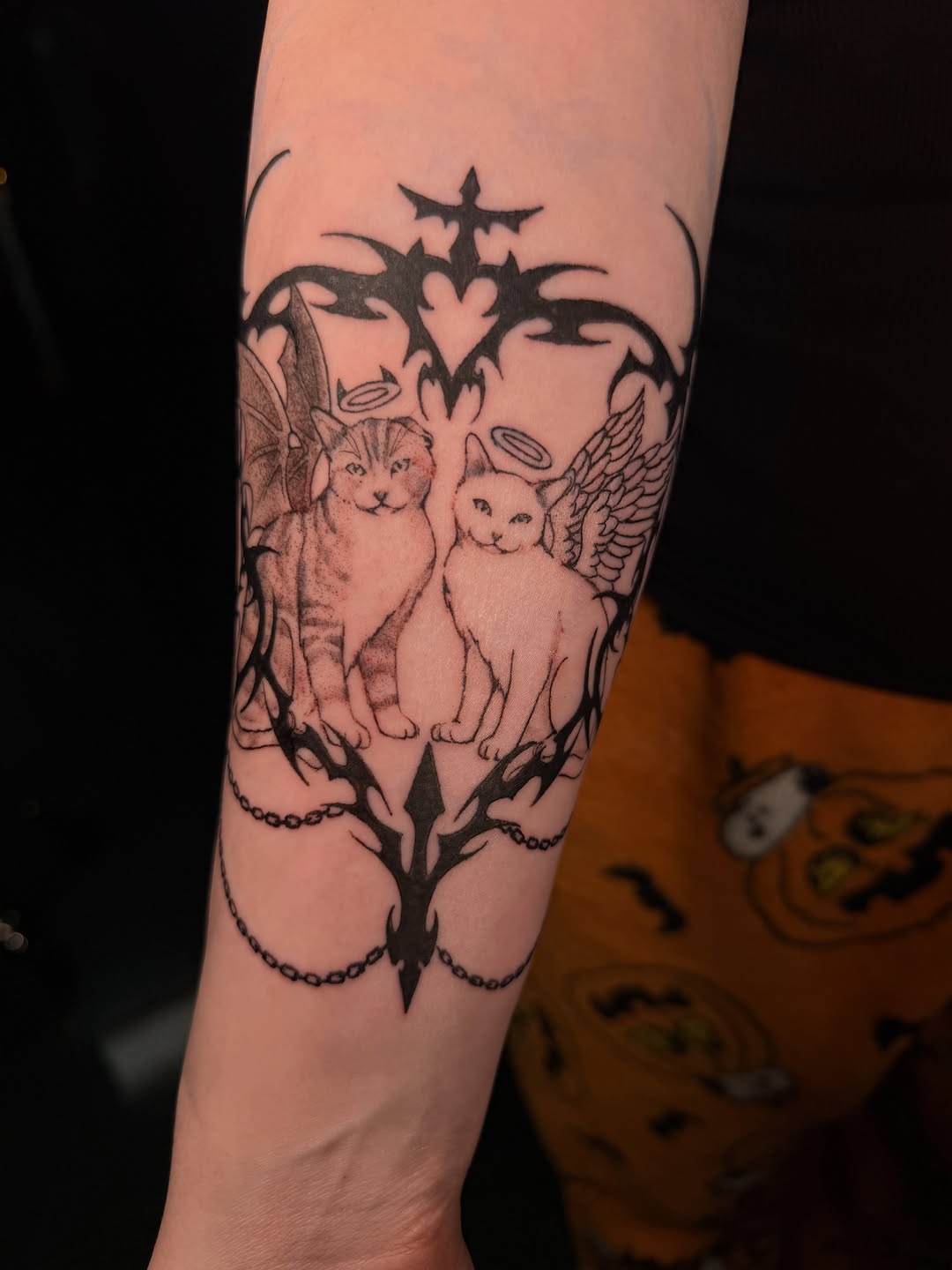 Tattoo by @vampirink.squid โ black_and_grey, illustrative