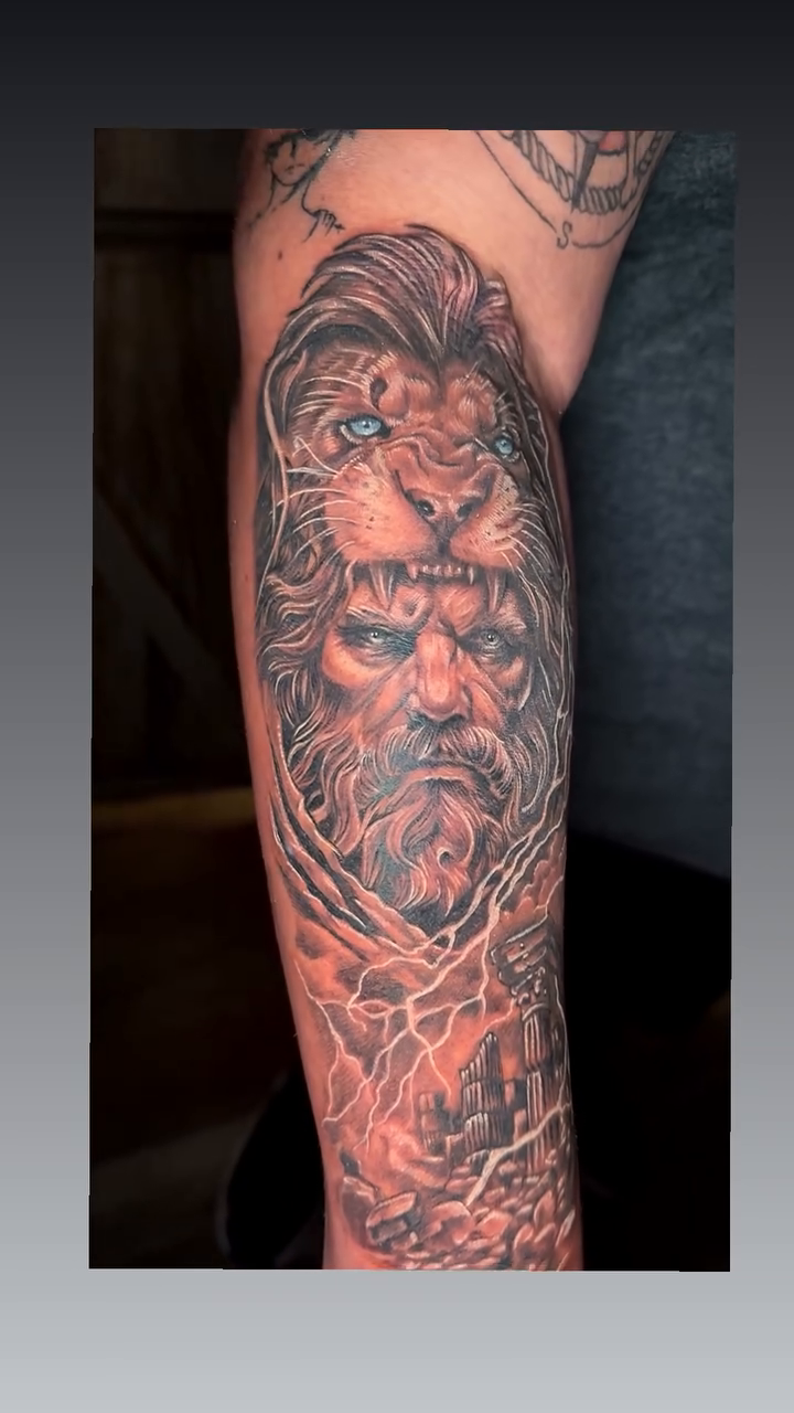 Tattoo by @zac_tattz — realism, black_and_grey