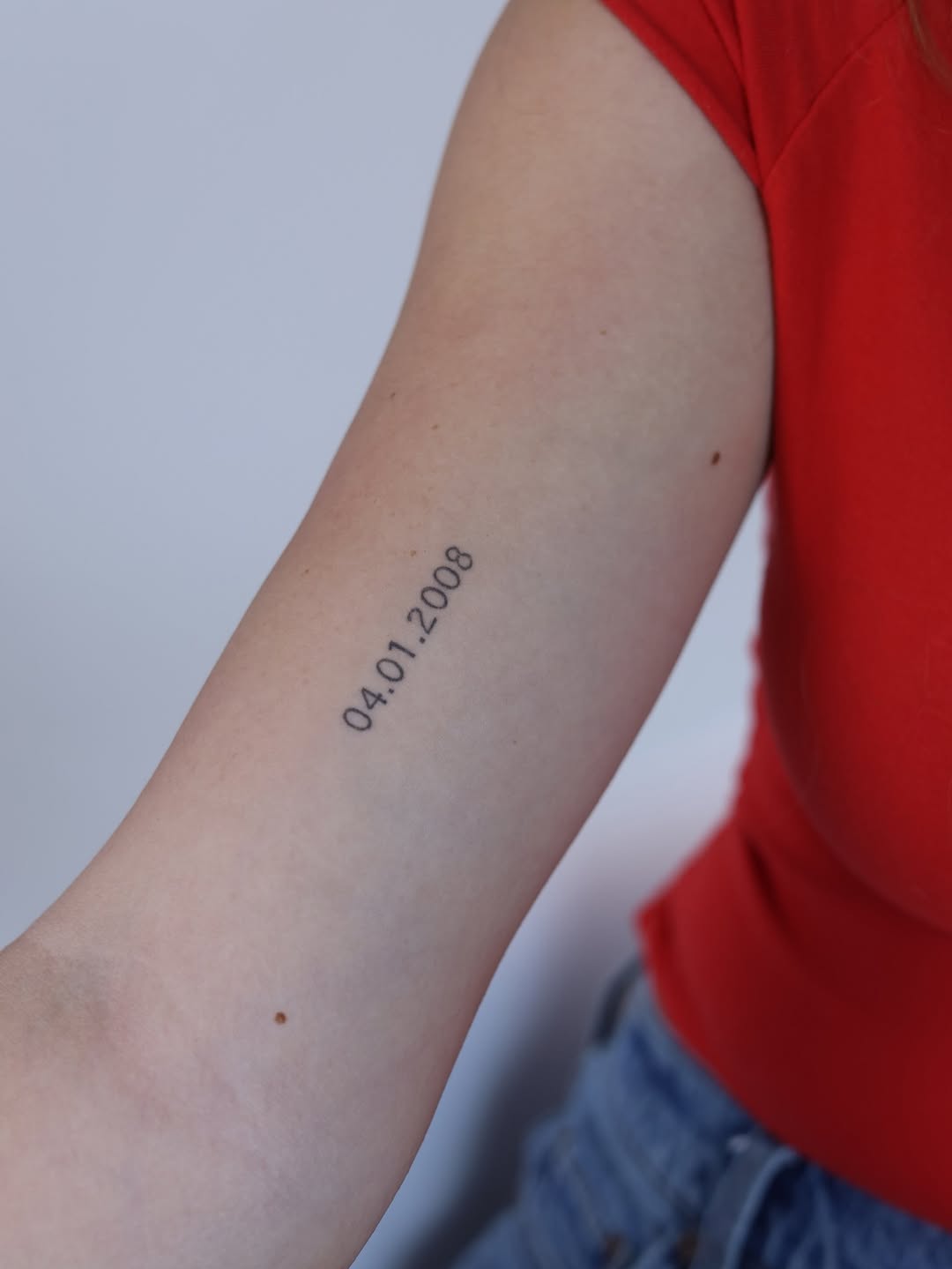 Tattoo by @emsky_ink โ lettering_script, fine_line