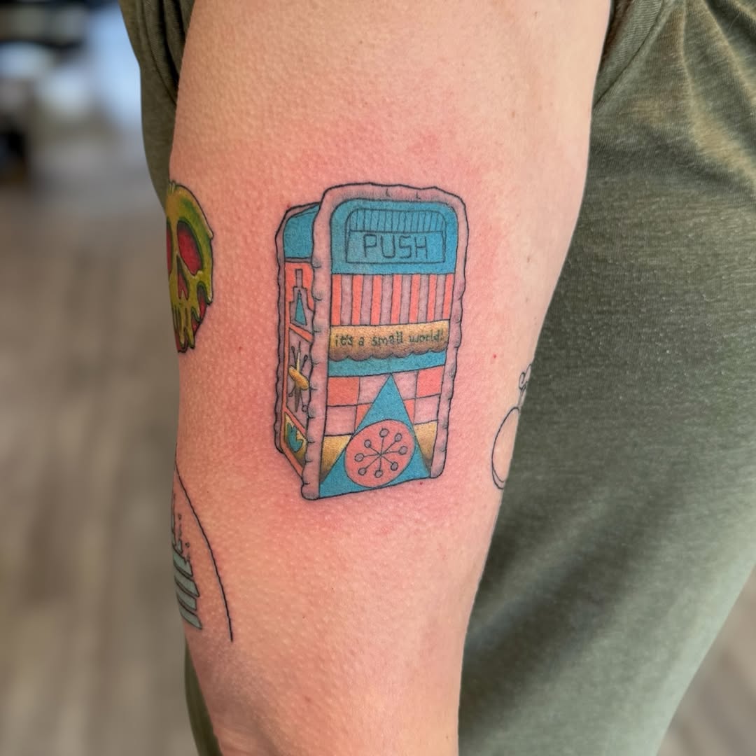 Tattoo by @disnerdtattoo — new_school