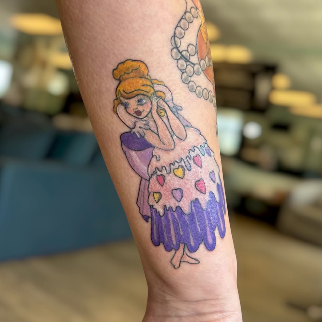 Tattoo by @disnerdtattoo — new_school