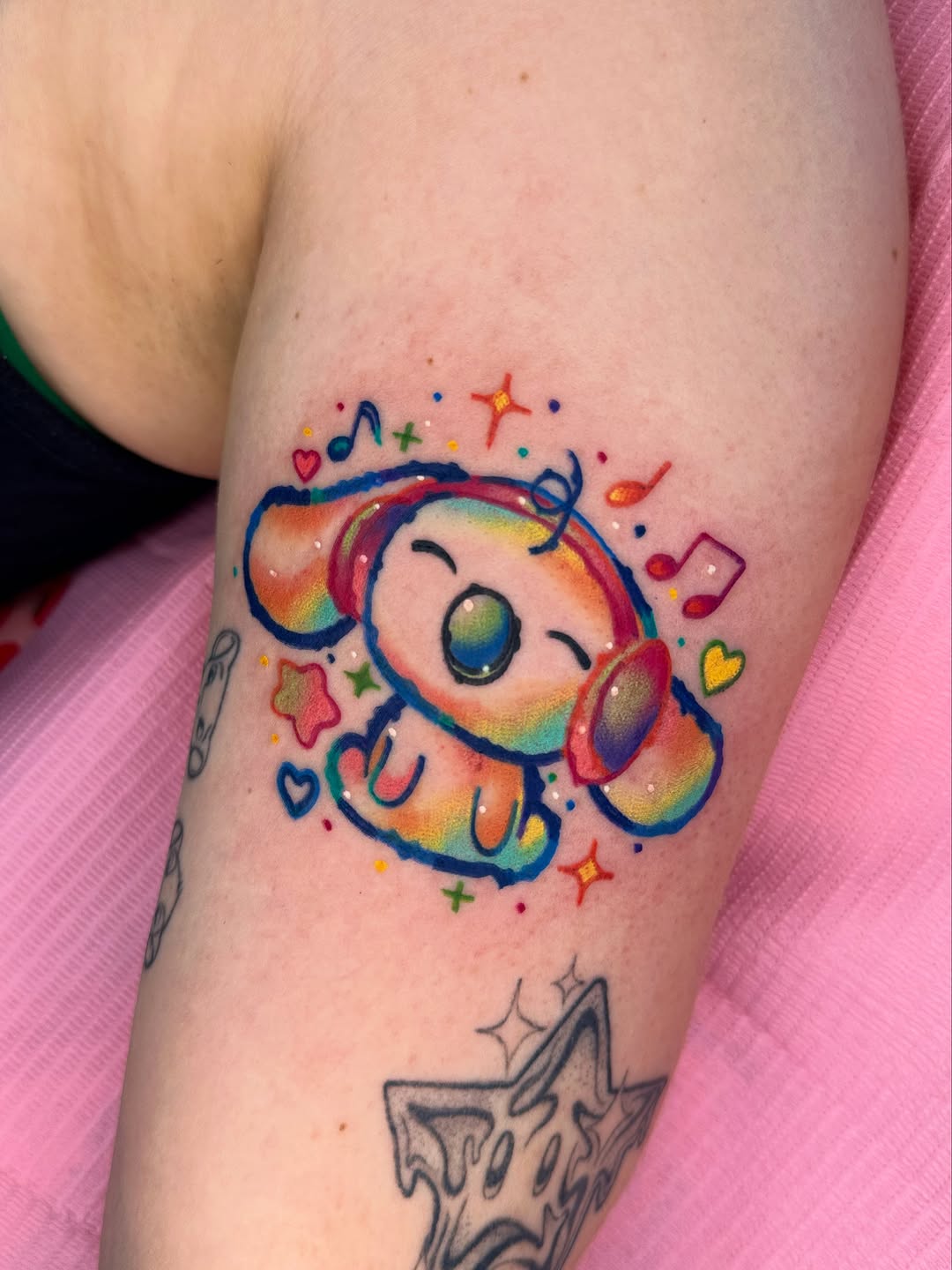Tattoo by @bubblegrungetattoos — new_school, anime