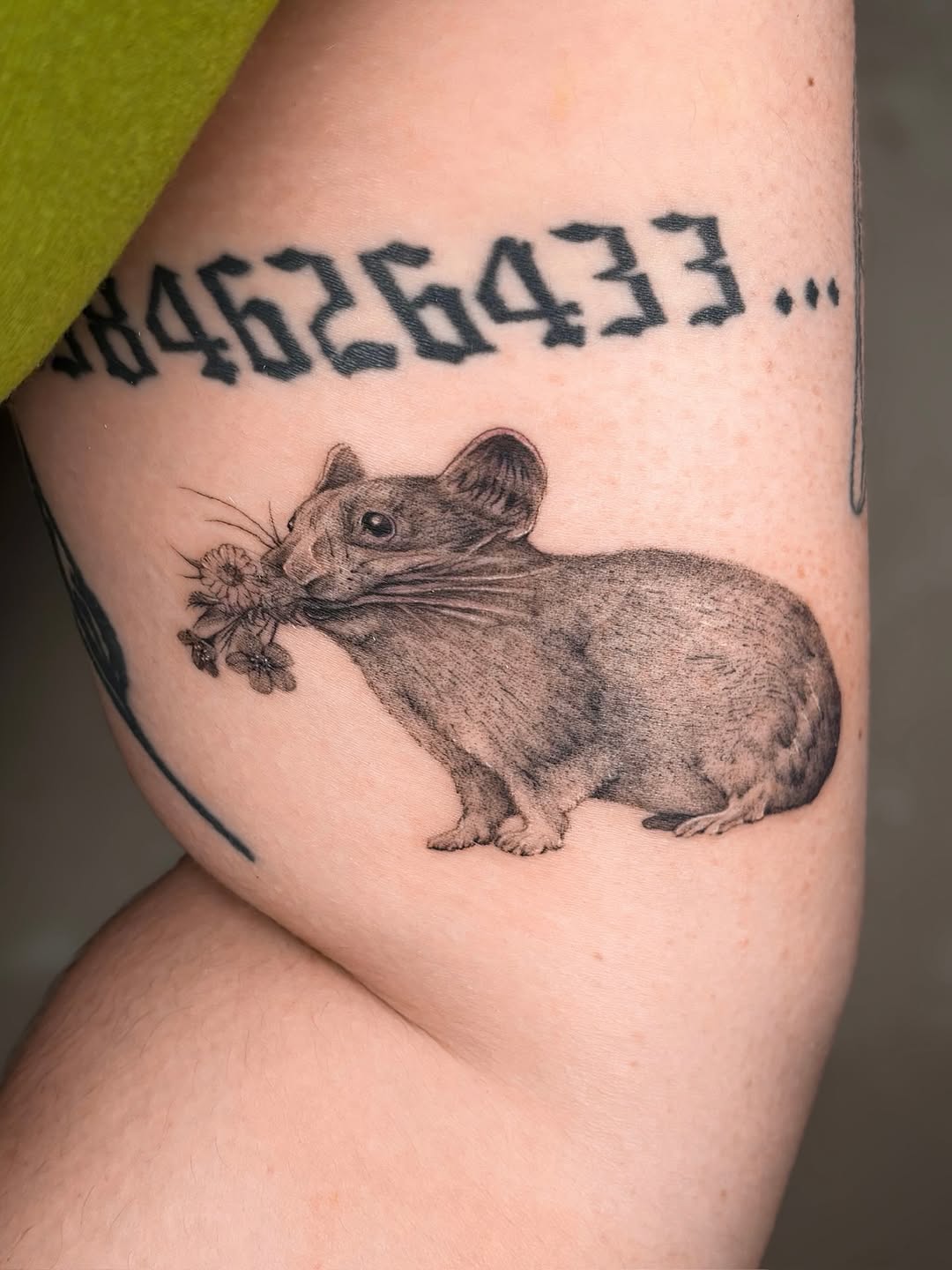 Tattoo by @eudokeotattoo — realism, black_and_grey