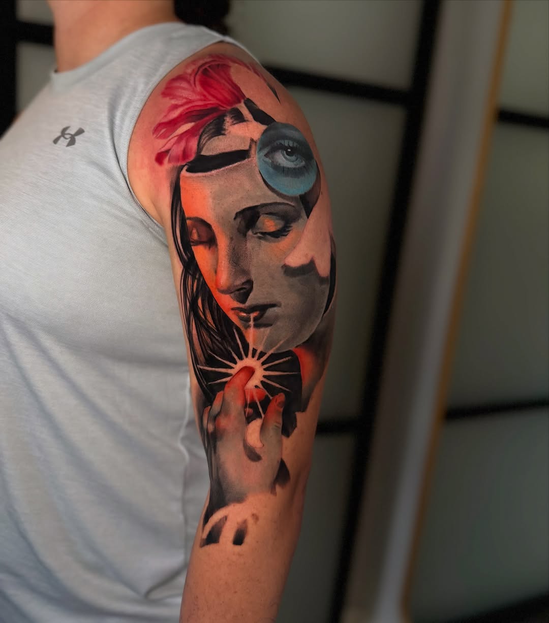 Tattoo by @ladysharktattoos — realism, surrealism