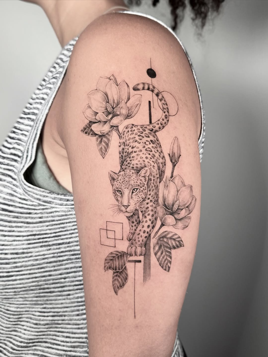 Tattoo by @kwon_tattoos — realism, dotwork