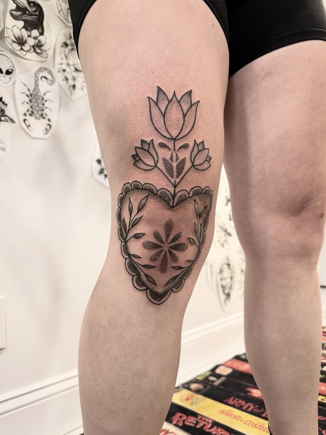 Tattoo by @darkartist82 โ black_and_grey, ornamental