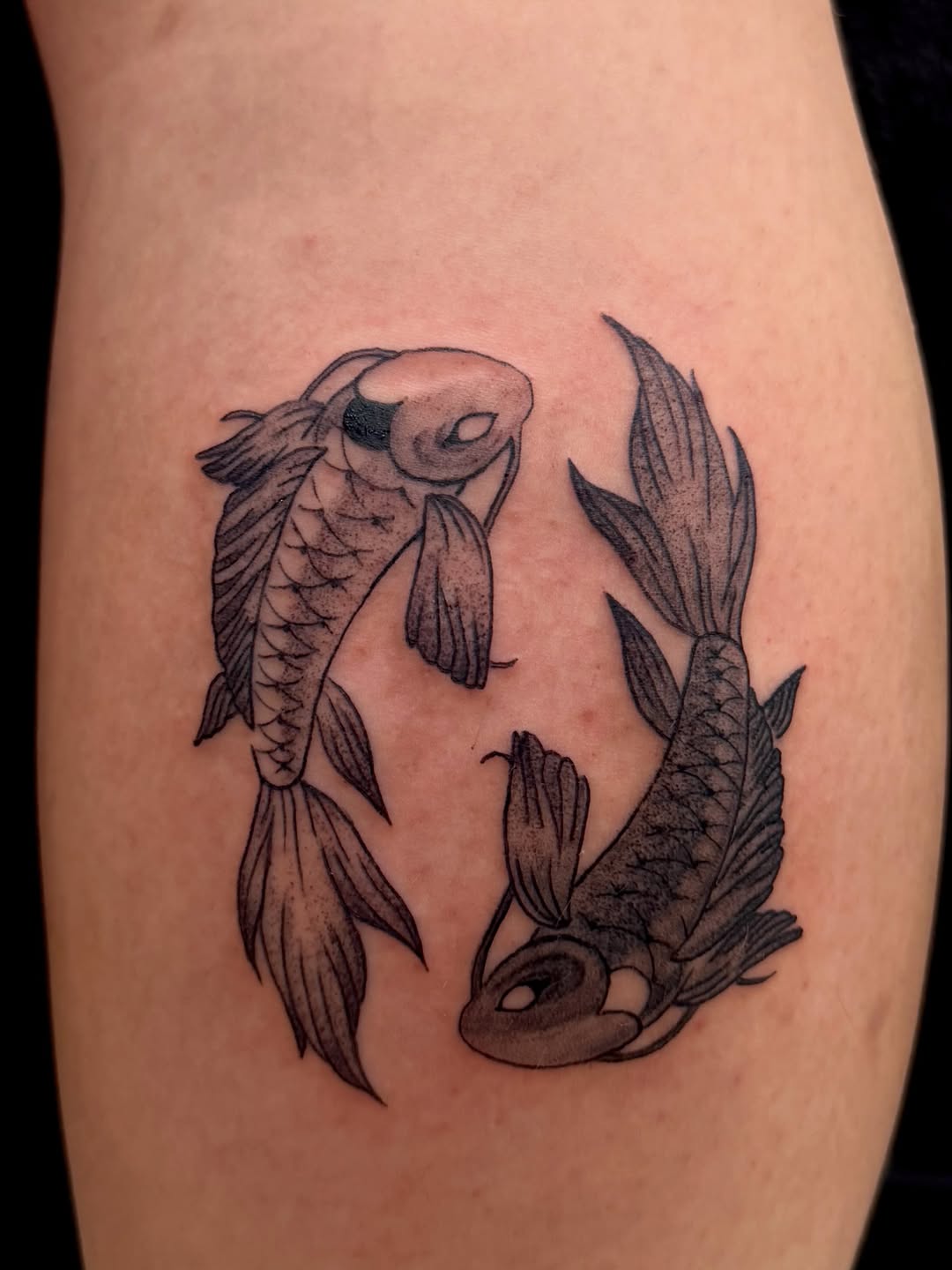 Tattoo by @tofuskintattoo β japanese_irezumi, black_and_grey