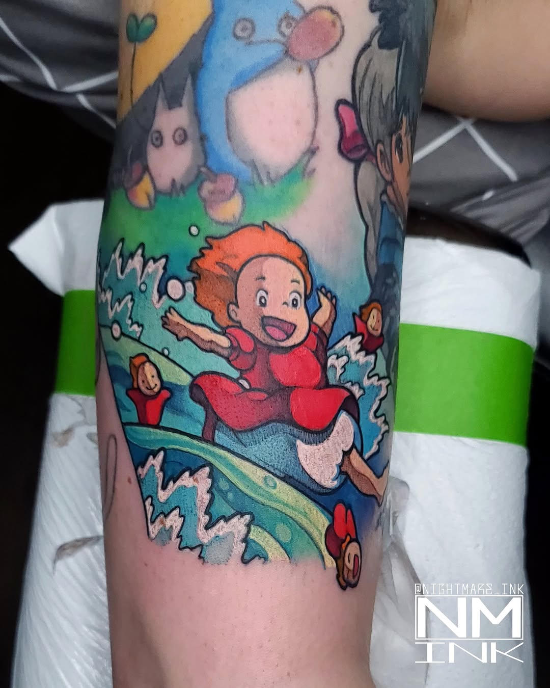 Tattoo by @nightmare_ink — anime