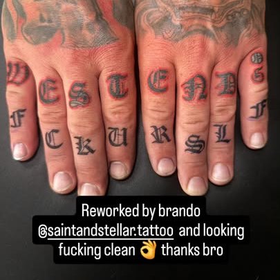Tattoo by @saintandstellar.tattoo — lettering_script
