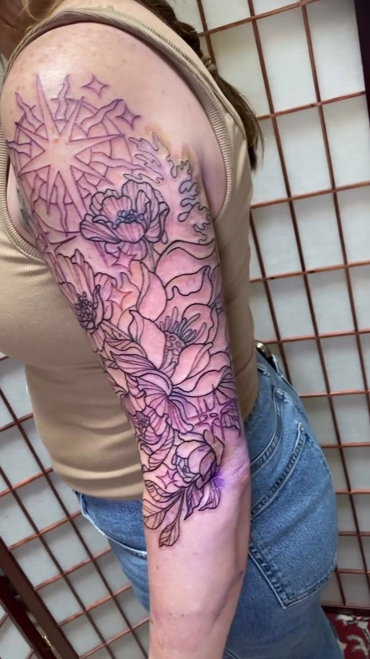 Tattoo by @lindsay.stardust — fine_line, ornamental