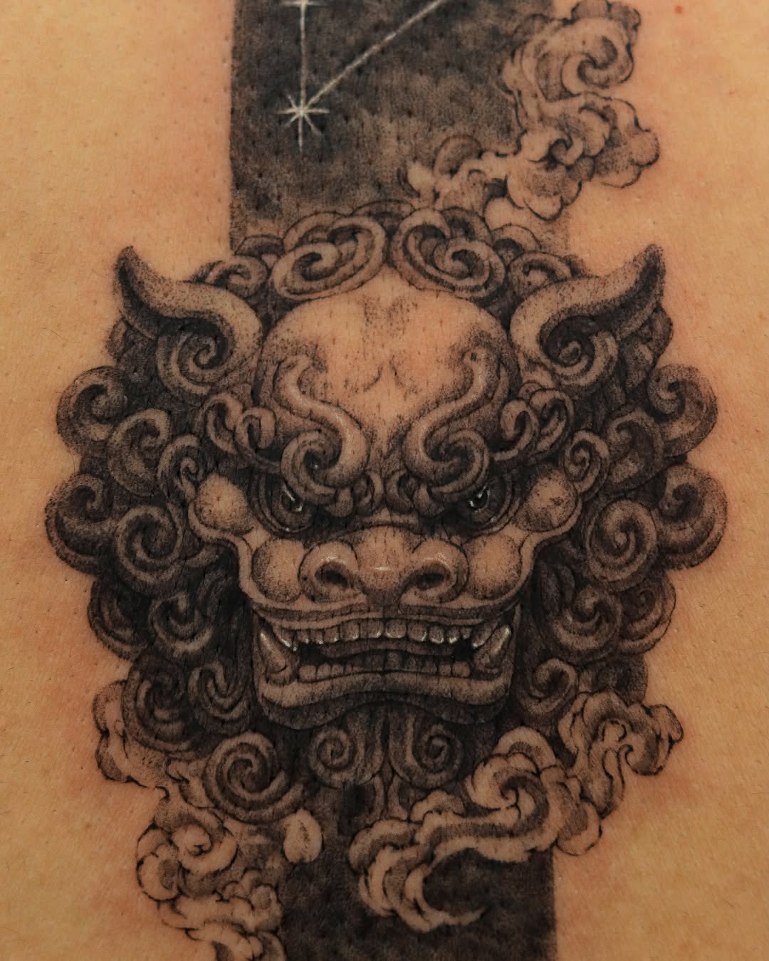 Tattoo by @heon.tattoo — black_and_grey, realism