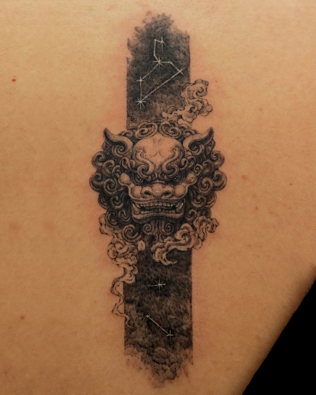 Tattoo by @heon.tattoo — black_and_grey, realism