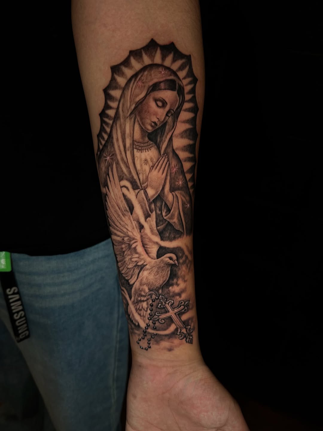 Tattoo by @marioflorestattoo — black_and_grey, realism