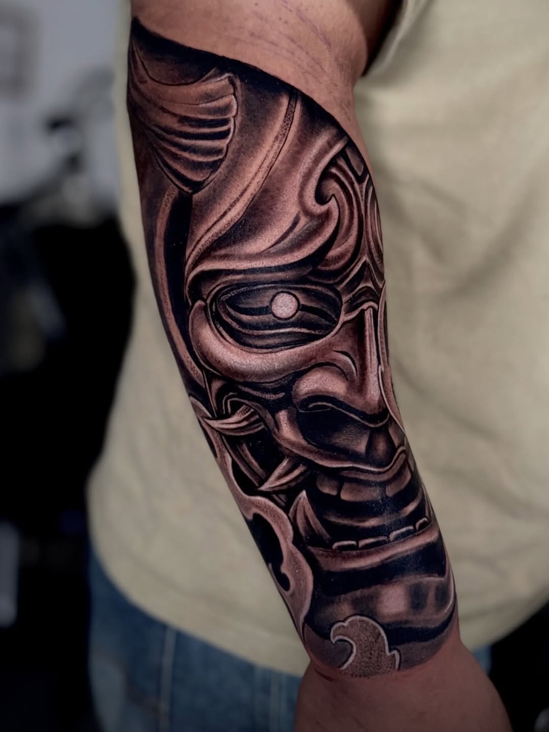 Tattoo by @germanpatino_ink — japanese_irezumi, black_and_grey