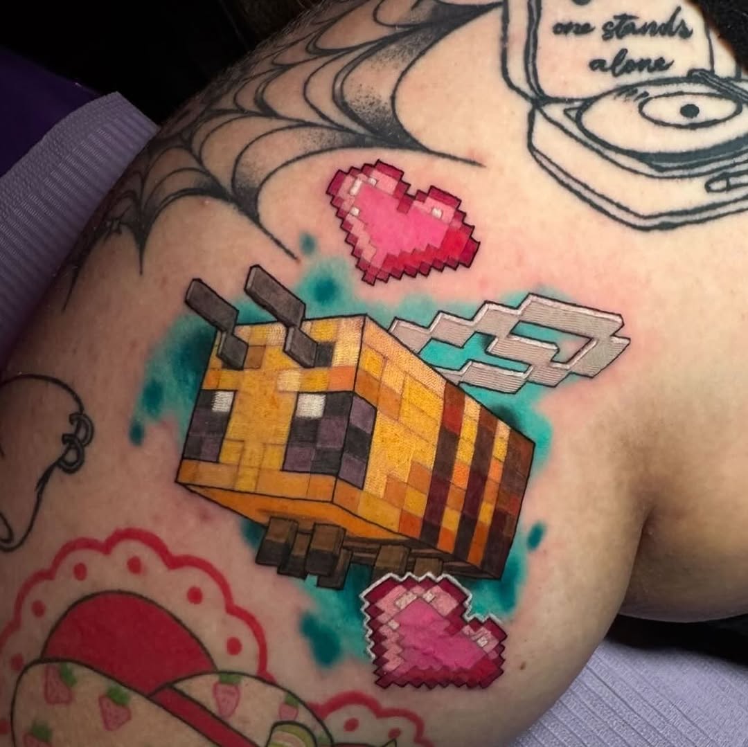 Tattoo by @patience.m_tattoos — new_school, anime