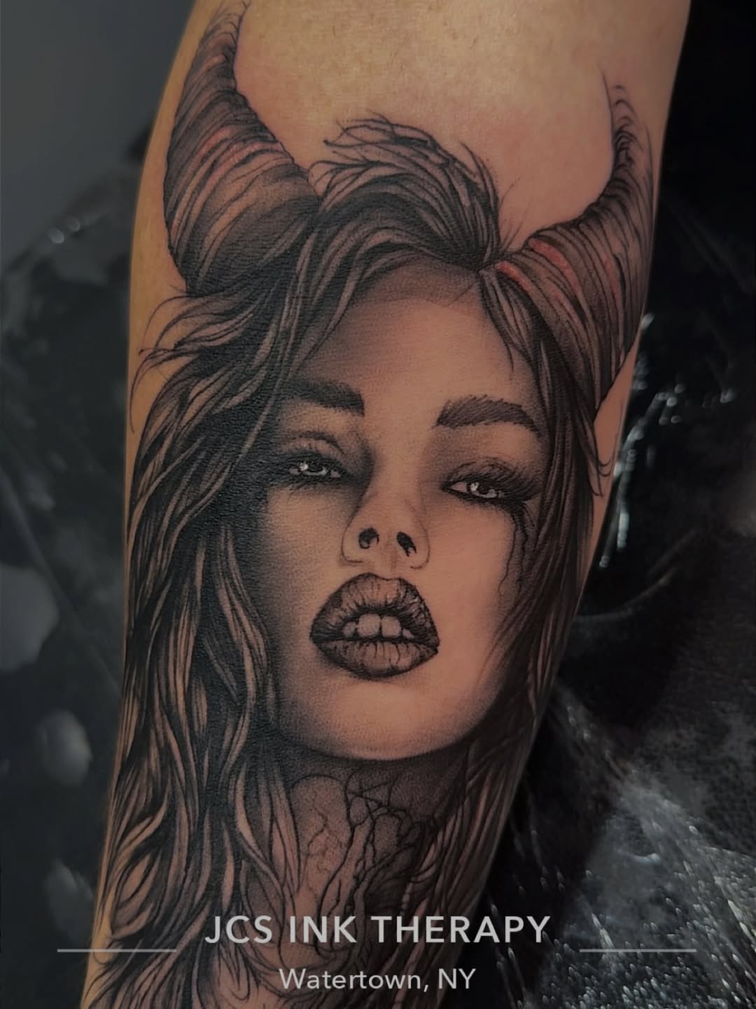 Tattoo by @scottys_ink315 — realism, black_and_grey