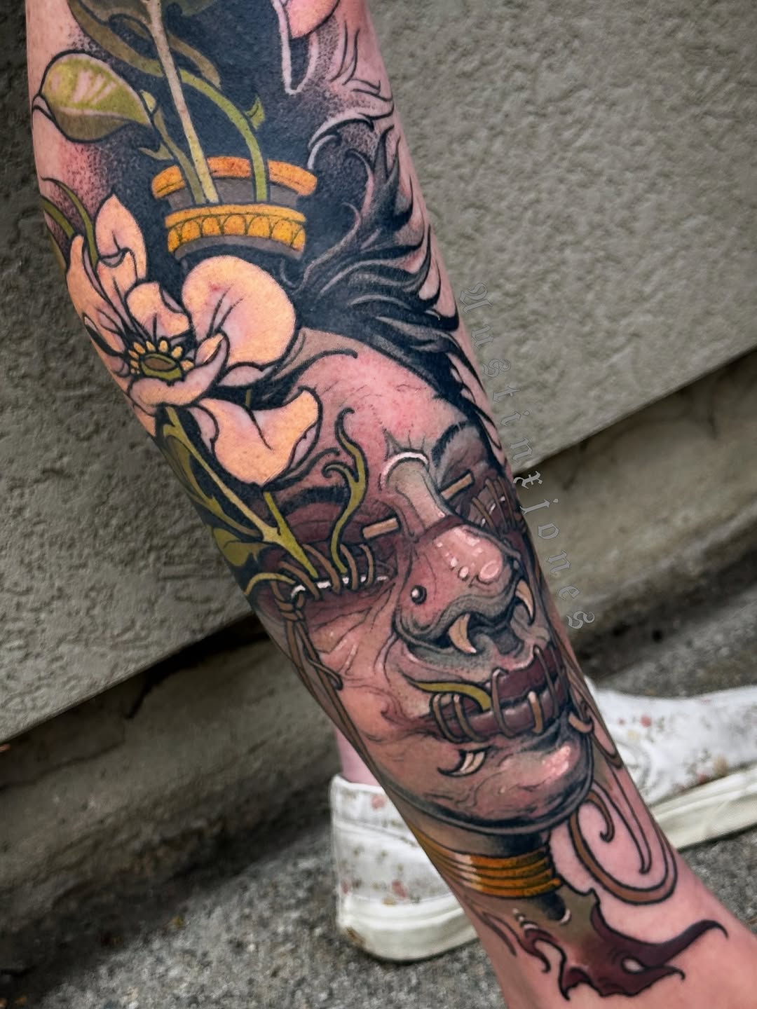 Tattoo by @austinxjones — realism, japanese_irezumi
