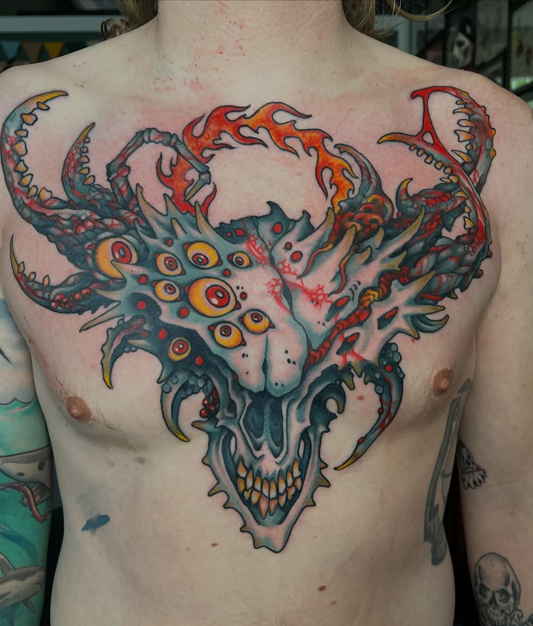 Tattoo by @matty_esswein — new_school, dark_realism
