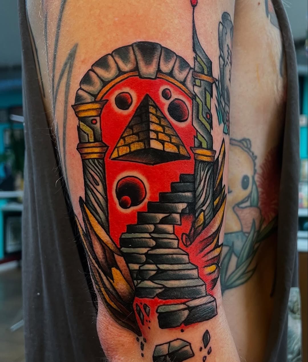 Tattoo by @matty_esswein — neo_traditional, blackwork