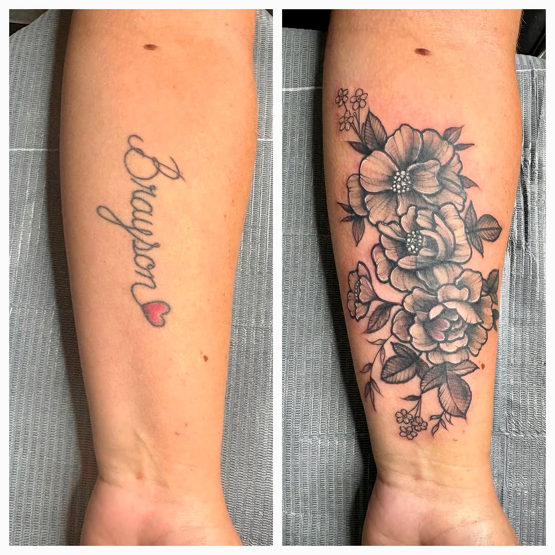 Tattoo by @danidemoart — black_and_grey, realism