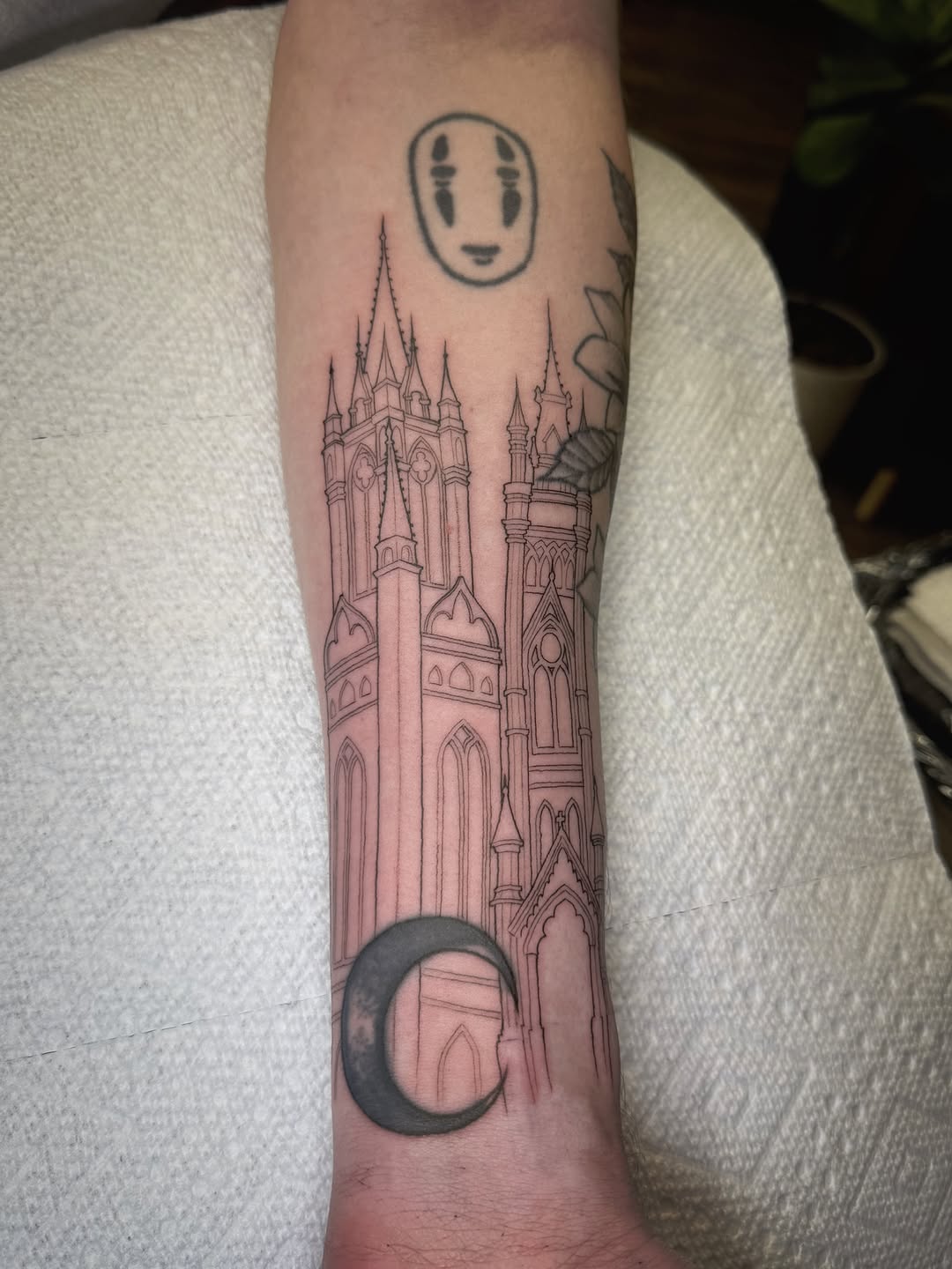 Tattoo by @audreymicheletattoos — black_and_grey, illustrative