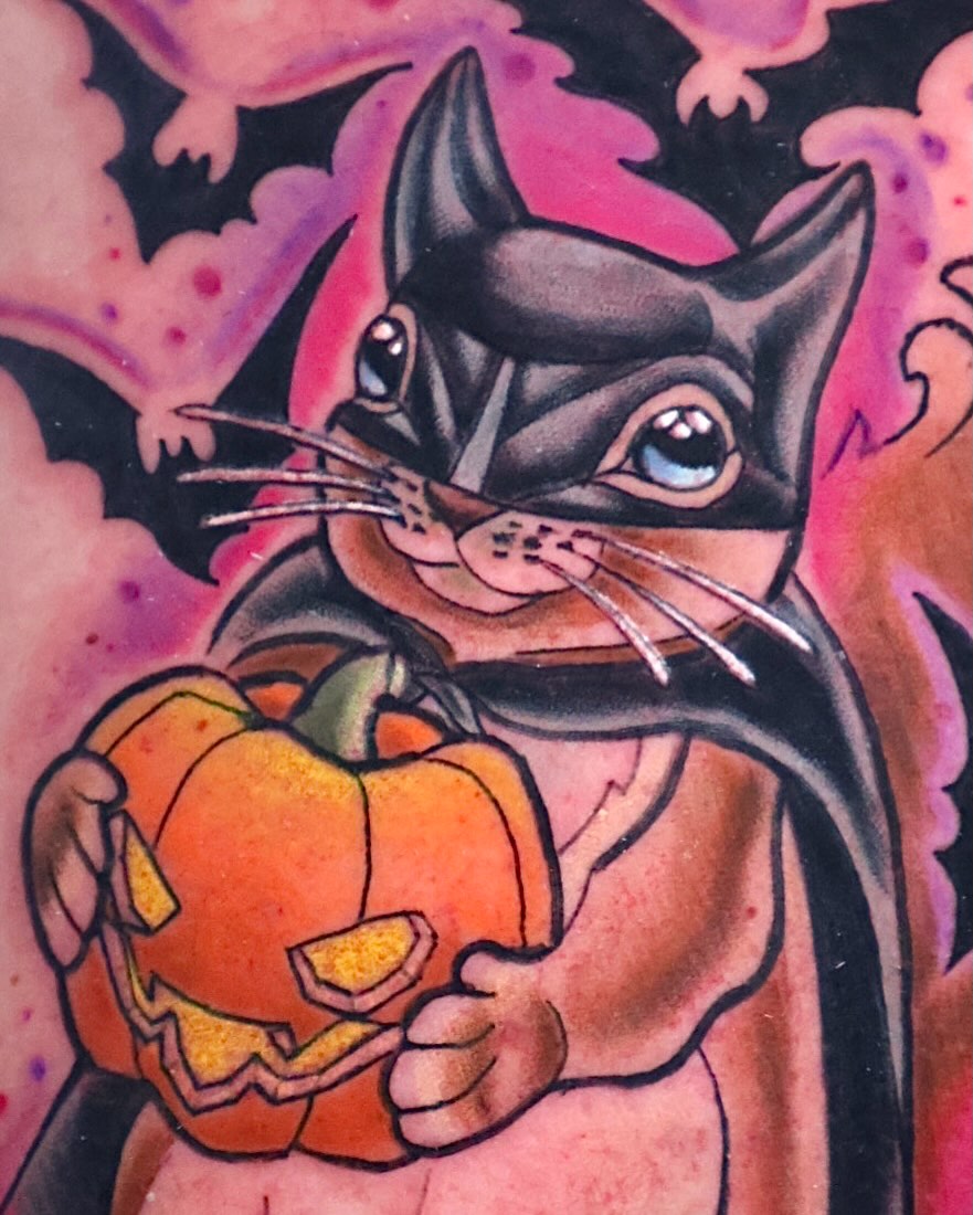 Tattoo by @elegantlyinking โ new_school, anime