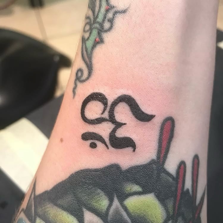 Tattoo by @lady_lively — lettering_script