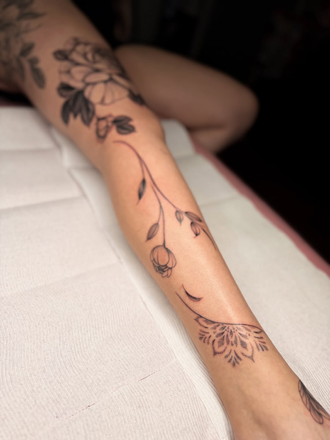Tattoo by @inkmonic — fine_line, dotwork
