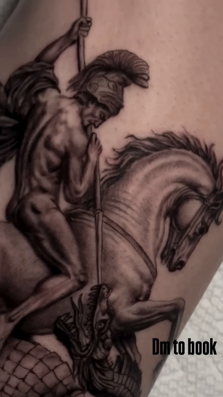 Tattoo by @dd.tatu — realism, black_and_grey