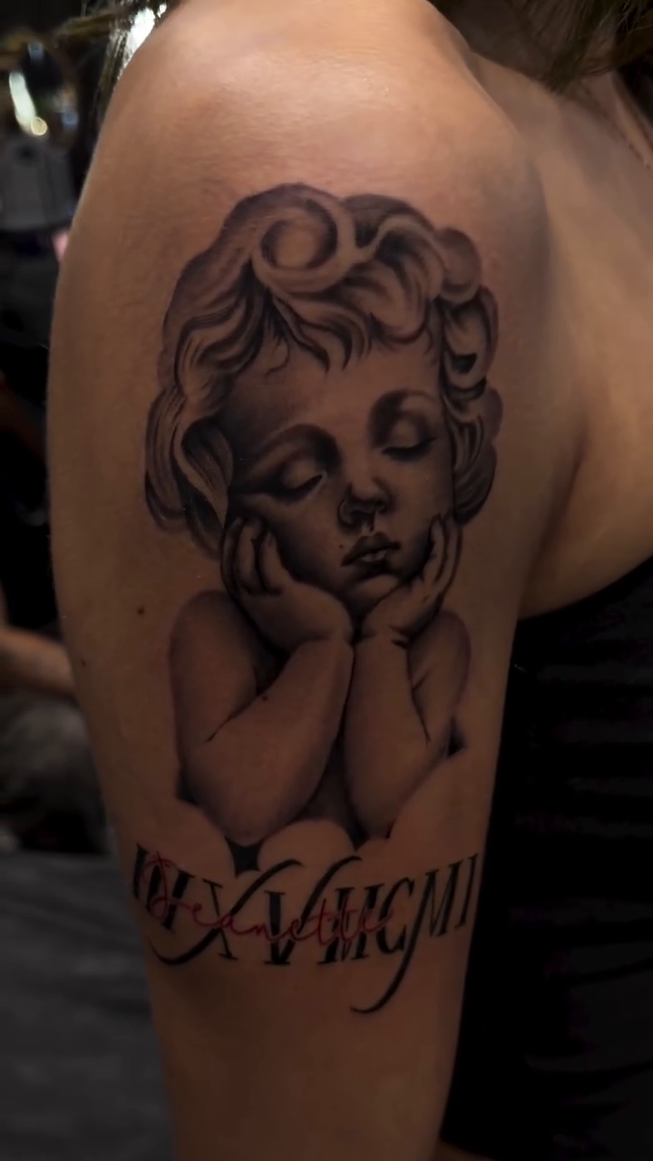Tattoo by @tattoobern_ โ realism, black_and_grey