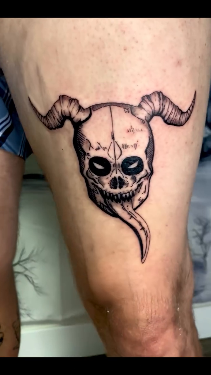 Tattoo by @redtideink — dark_realism, black_and_grey