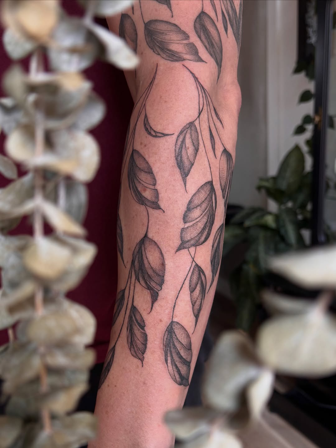 Tattoo by @persephoneink_ — fine_line, dotwork