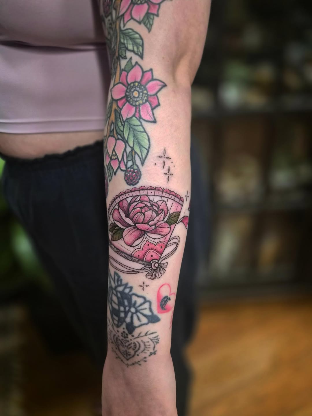 Tattoo by @teresarosetattoos — neo_traditional, fine_line
