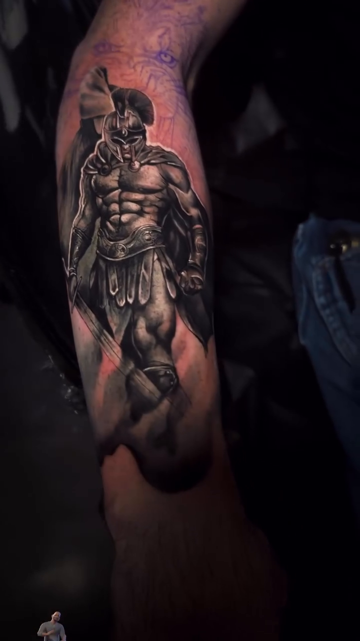 Tattoo by @rock_platinumkoi β realism, black_and_grey