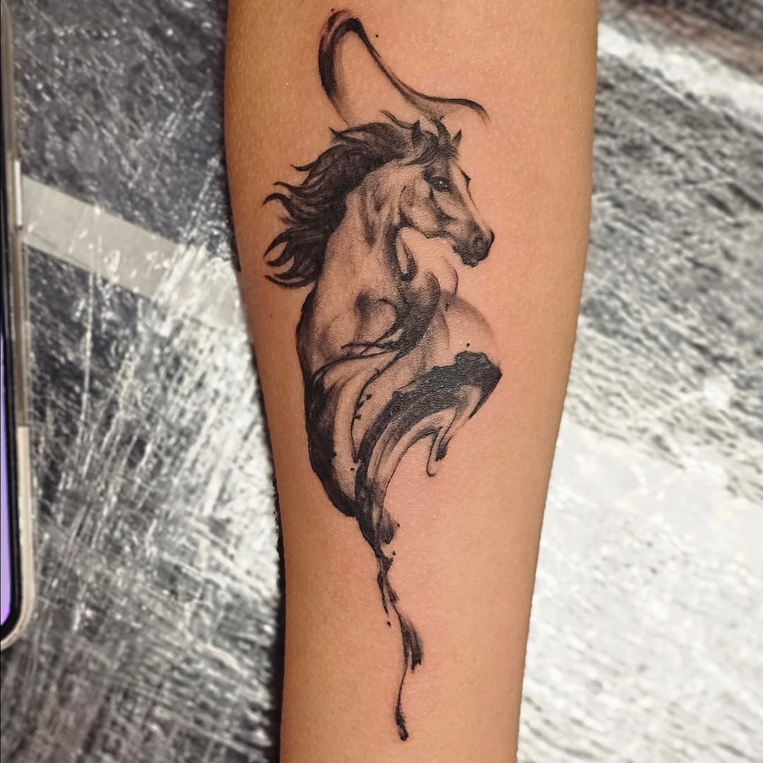 Tattoo by @linktattoo_lily โ black_and_grey, realism