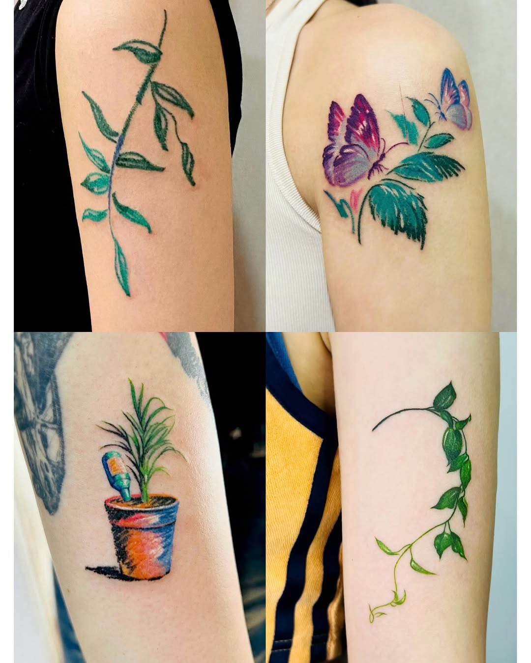 Tattoo by @purinntattoo β fine_line, watercolor