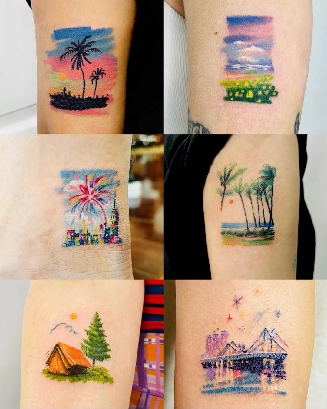 Tattoo by @purinntattoo β watercolor, minimalist