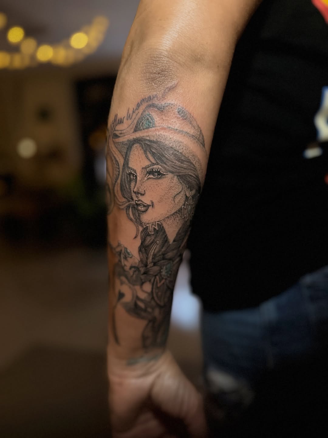 Tattoo by @akira.inkz — black_and_grey, realism