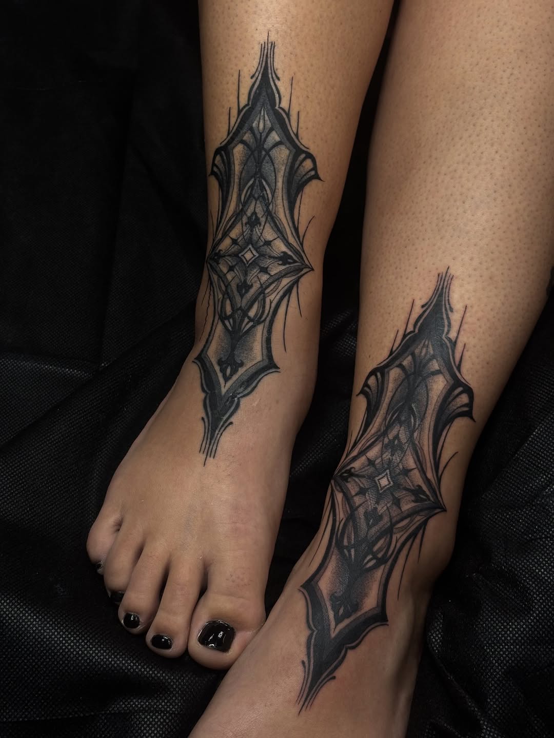 Tattoo by @inkkate_ — black_and_grey, ornamental