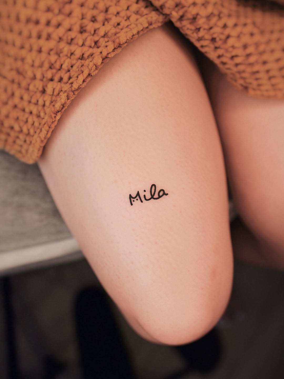 Tattoo by @19_tattooer โ lettering_script, fine_line