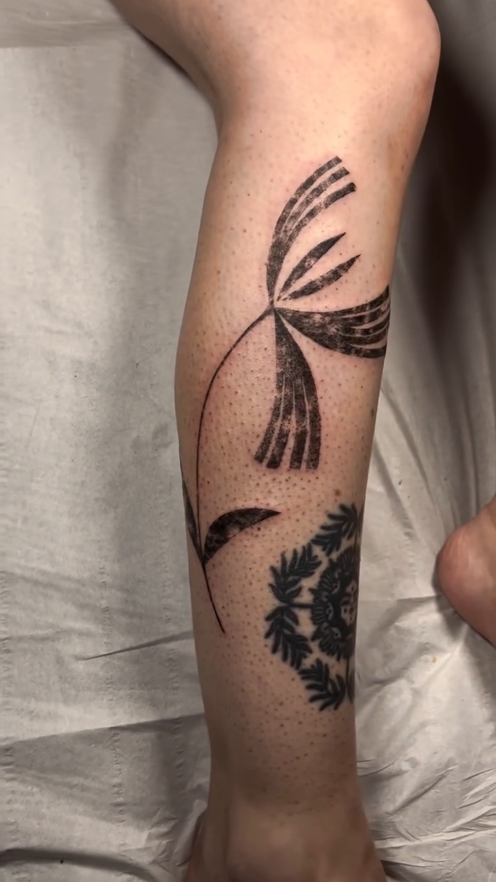 Tattoo by @_____smalt__ — dotwork, geometric