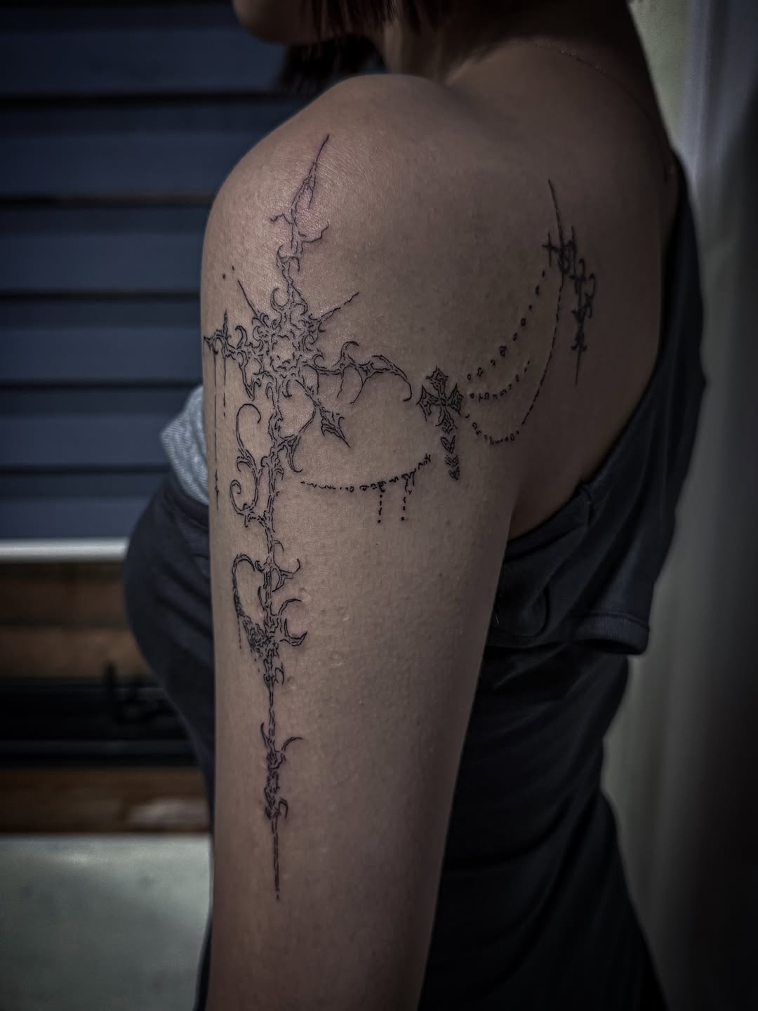 Tattoo by @broccoli__ink β fine_line, ornamental